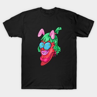 Dope flashing pepper character girl illustration T-Shirt